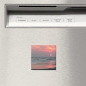 Aimant Un coucher de soleil parfait - Oak Island, NC (In Situ (Lave-vaisselle))