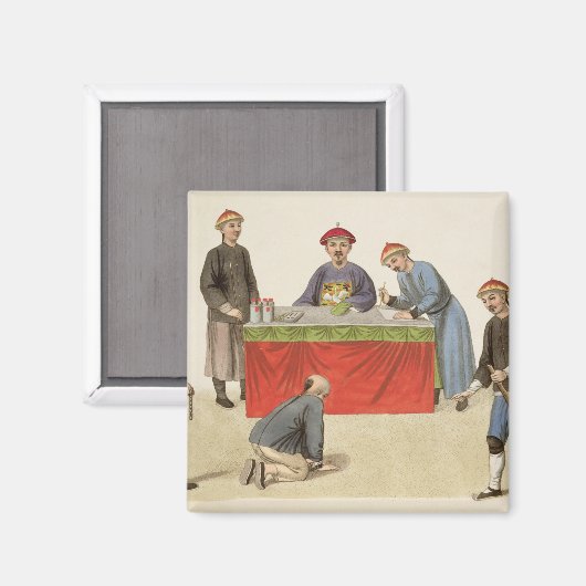 Aimant Un coupable devant un magistrat, plaque 1 de 'The (Recto/Verso)