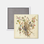 Aimant Un design textile de jardin, de 'Oeuvre nomun (Recto/Verso)