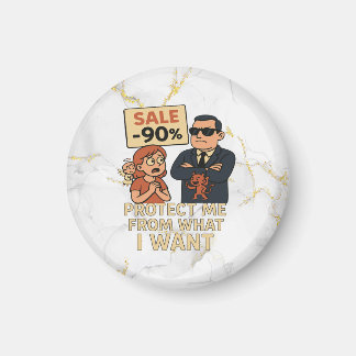 Aimant Un dessin humoristique