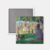 Aimant Un dimanche après-midi à La Grande Jatte, Seurat (Recto/Verso)