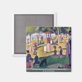 Aimant Un Dimanche Après-Midi Sur L'Île (Recto/Verso)