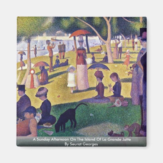 Aimant Un Dimanche Après-Midi Sur L'Île (Devant)