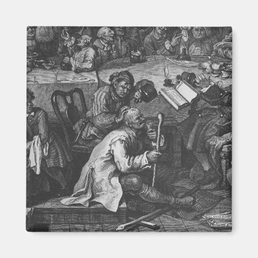 Aimant Un divertissement électoral, 1755 (Devant)