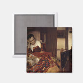 Aimant Un domestique endormi (Recto/Verso)