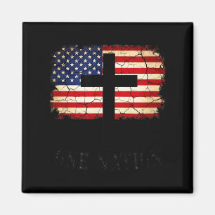 Aimant Un drapeau américain de la fête nationale américai