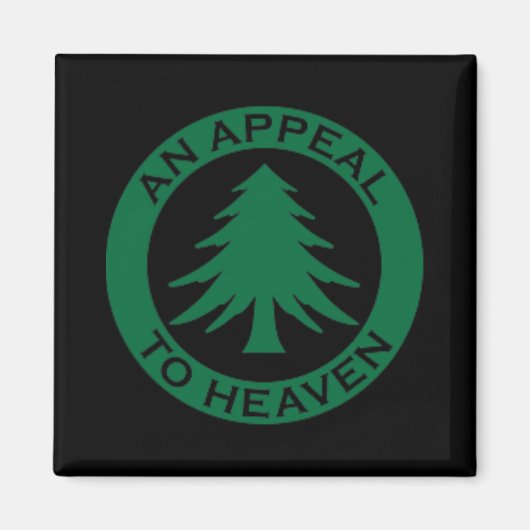 Aimant Un drapeau An Appeal To Heaven Ne Tree Flag Rounde (Devant)