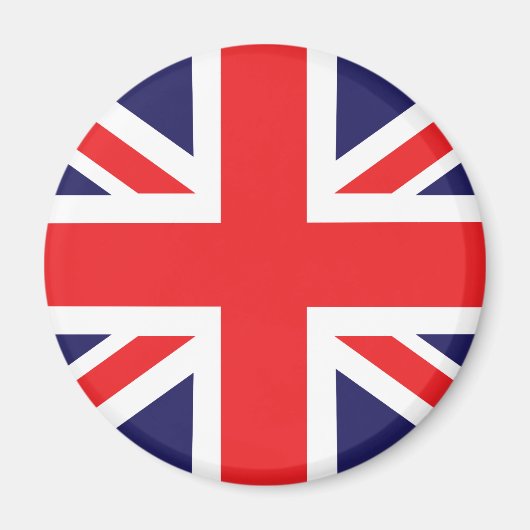 Aimant Un drapeau Union Jack. (Devant)