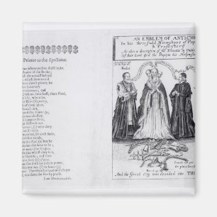 Aimant Un emblème de l'Antichrist