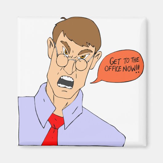 Aimant Un enseignant hurle (Devant)