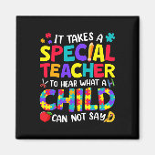 Aimant Un Enseignant Spécial Pour Entendre Ce Qu'Un Enfan (Devant)