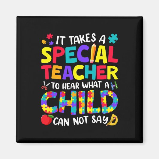 Aimant Un Enseignant Spécial Pour Entendre Ce Qu'Un Enfan (Devant)