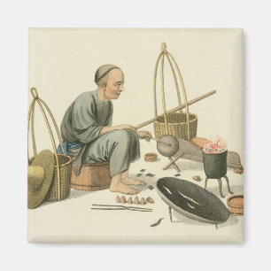 Aimant Un étameur ambulant, plaquent 37 "du costume de l