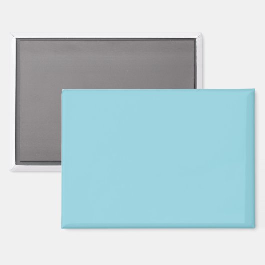 Aimant Un fond bleu clair uni sans éléments distincts- (Recto/Verso)
