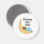 Aimant Un garçon afro-américain en chute de lune (Recto/Verso)