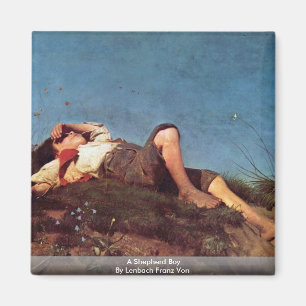 Aimant Un garçon de berger par von de Lenbach Franz