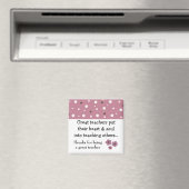 Aimant Un grand enseignant dit : (In Situ (Lave-vaisselle))