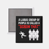 Aimant Un Grand Groupe De Gens Est Appelé "Vis Qui" (Recto/Verso)