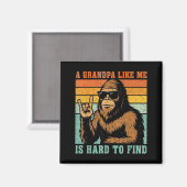 Aimant Un grand-père comme est difficile à trouver bigfoo (Recto/Verso)