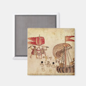 Aimant Un guerrier tlaxcalan (Recto/Verso)