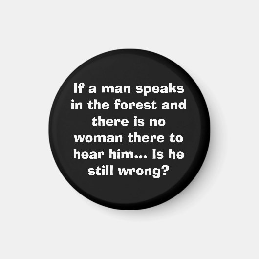 Aimant Un homme parle dans l'aimant de la forêt - Plaisan (Devant)