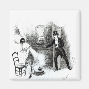 Aimant Un homme rendant visite à une prostituée