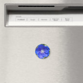 Aimant Un indice d'aimant "Floral bleu" Z (In Situ (Lave-vaisselle))