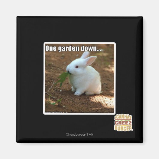 Aimant Un jardin � (Devant)