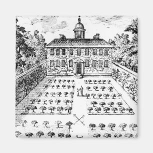 Aimant Un jardin de maison de campagne, 'du Recr des