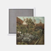 Aimant Un jardin flamand (Recto/Verso)