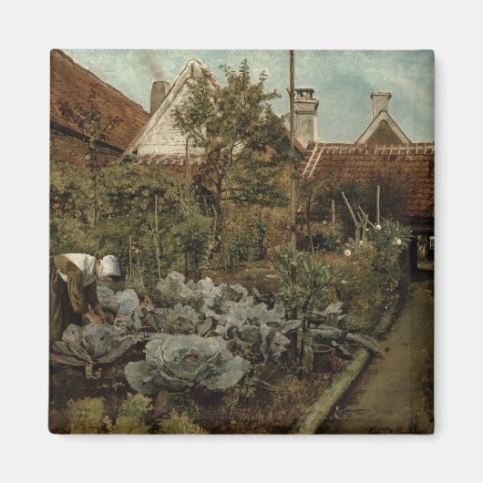 Aimant Un jardin flamand (Devant)