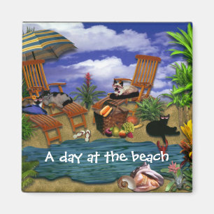 Aimant Un jour à la plage