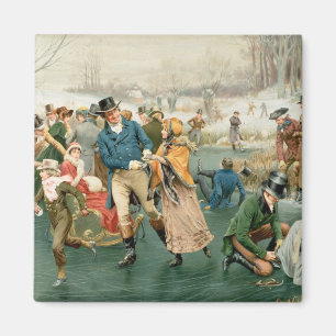 Aimant Un joyeux Noël, tiré de la Pears Annual, 1907