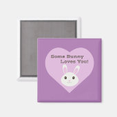 Aimant Un Lapin T'Aime (Recto/Verso)