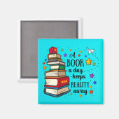 Aimant Un Livre Par Jour Empêche La Réalité (Recto/Verso)