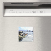 Aimant Un Marine américain réglant son arme (In Situ (Lave-vaisselle))