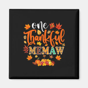 Aimant Un Mémo Remerciant Drôle Automne Thanksgiving Auto
