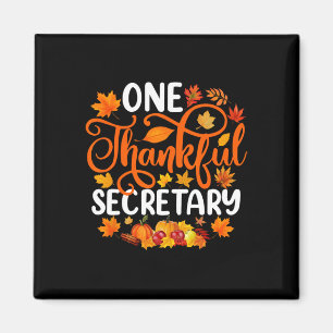 Aimant Un Merci Secrétaire Funny Automne Automne Thanksgi
