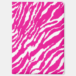 Aimant Un motif floral complexe en rose et blanc, art