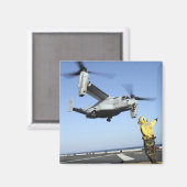 Aimant Un MV-22 Osprey lance le USS Nassau (Recto/Verso)