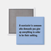 Aimant Un Narcissique Est Quelqu'Un Qui Exige ... (Recto/Verso)