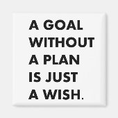 Aimant Un objectif sans plan (Devant)