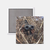 Aimant Un observateur de scouts pratique la technique d'o (Recto/Verso)