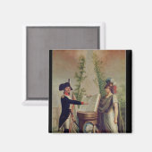 Aimant Un officier de la Garde nationale prêtant serment (Recto/Verso)