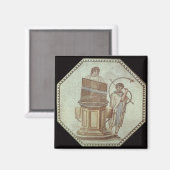 Aimant Un organiste et un corne de jeu (Recto/Verso)