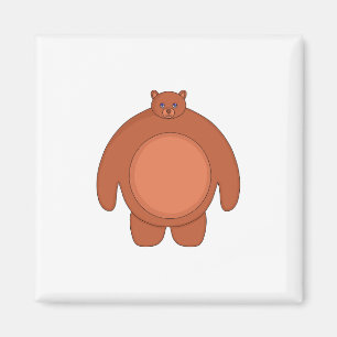 Aimant Un Ours Chubby mignon