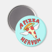 Aimant Un paradis de pizza (Recto/Verso)