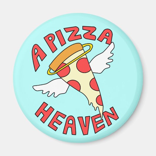 Aimant Un paradis de pizza (Devant)