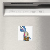 Aimant Un Parasaurolophus Caricaturé En Zombie. (In Situ (Lave-vaisselle))