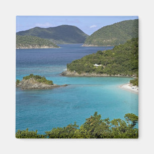 Aimant Un paysage de Caneel Bay depuis une route à St. Jo
